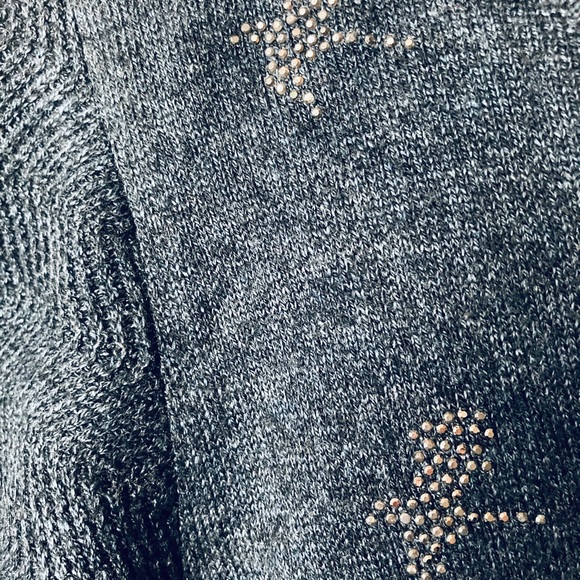 Cavendish Dark Blue Wool Short Sleeve Sweater - Picture 4 of 4